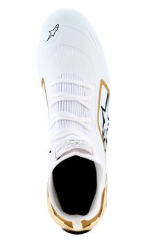 Preview: Alpinestars Supertech K Schuh weiß-schwarz-gold