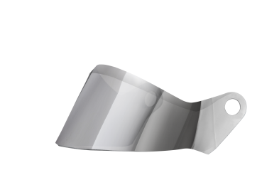 Stilo Visier kurz silber verspiegelt leicht getönt