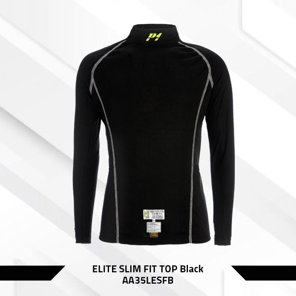 P1 ELITE Slim Fit Top schwarz
