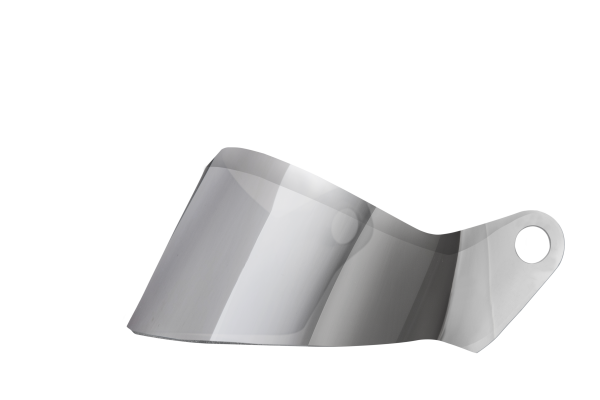 Stilo Visier kurz silber verspiegelt leicht getönt